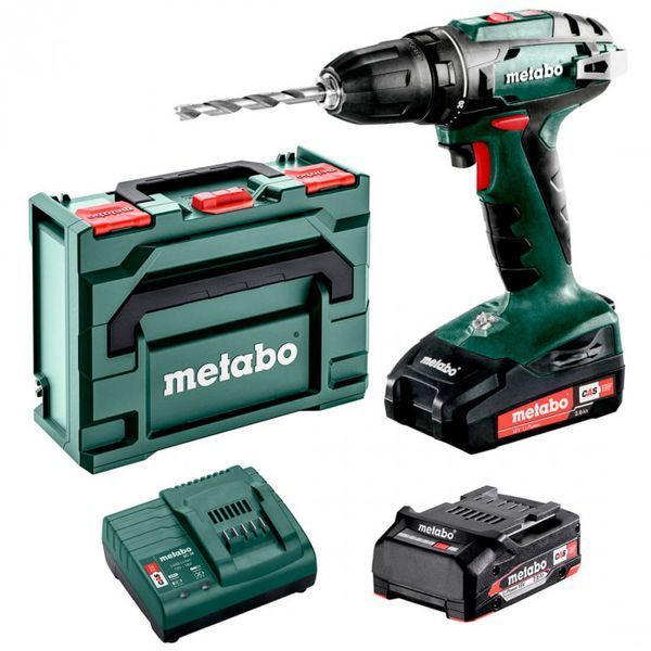 Шурупокрут METABO BS18 (2акум.18В 2Аг/зарядка/кейс) 602207560 фото