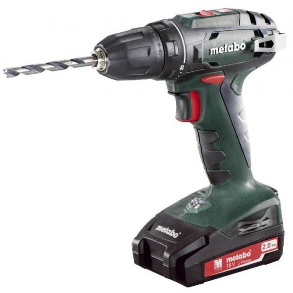 Шурупокрут METABO BS18 (2акум.18В 2Аг/зарядка/кейс) 602207560 фото