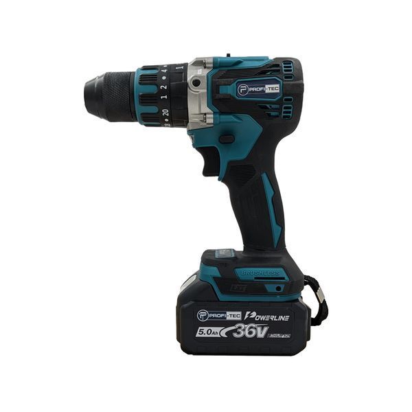 Набір акумуляторний PROFI-TEC Combo set2/1 (DHP485Bl/DGA36Vi/2акум.18В 5Аг/зарядка/кейс) Combo set2/1 фото