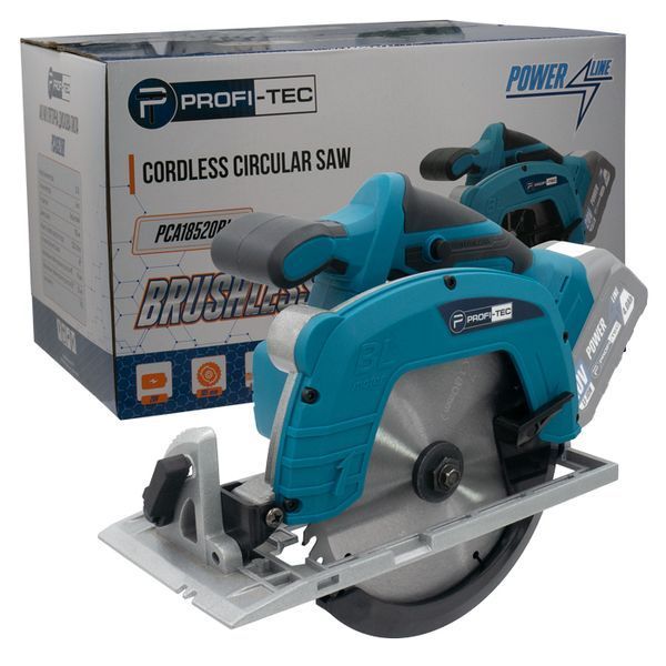 Пила дискова PROFI-TEC PCA18520BL 006289 (20В/каркас/180мм) 006289 фото