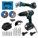 Набір акумуляторний PROFI-TEC Combo set2/1 (DHP485Bl/DGA36Vi/2акум.18В 5Аг/зарядка/кейс) Combo set2/1 фото 10