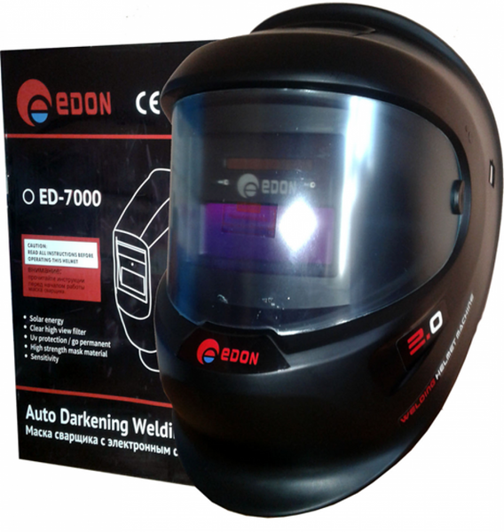 Маска зварювальника з автозатемненням EDON ED-7000 ED-7000 фото