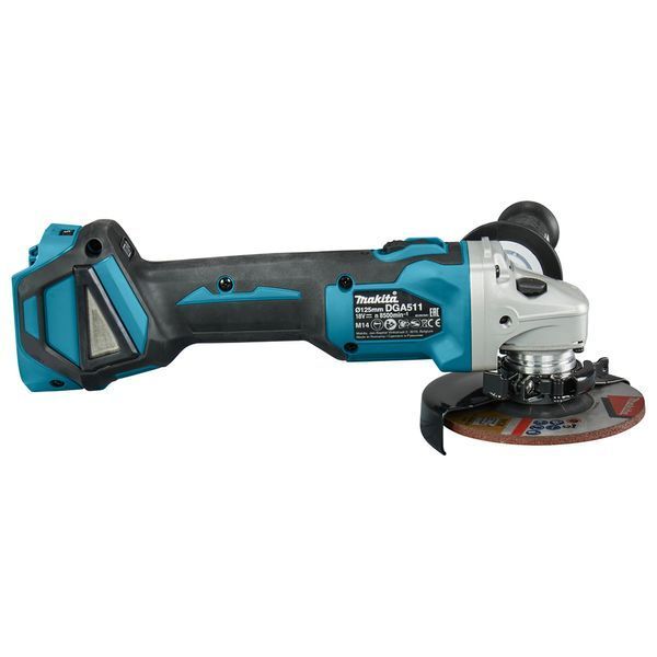 Шлифмашина угловая аккумуляторная MAKITA DGA511Z (каркас) DGA511Z фото