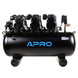 Компресор 100л APRO OFE-100 (4.5кВт/712л/хв /6 циліндрів/безмасляний) 850174 фото 1