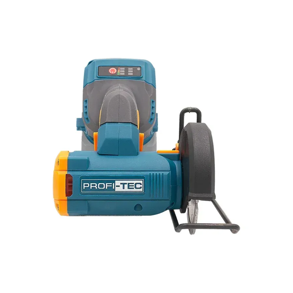 Шлифмашина угловая аккумуляторная PROFI-TEC PWS390 007952 (1 аккум. 20 В 2 Ач/зарядное устройство/кейс/76 мм) 007952 фото