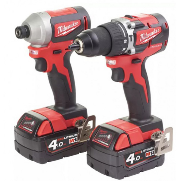 Набір акумуляторний MILWAUKEE M18 CBLPP2A-402C (M18 CBLID/M18 CBLPD/2акум.18В 4Аг/зарядний/кейс) 4933464536 фото