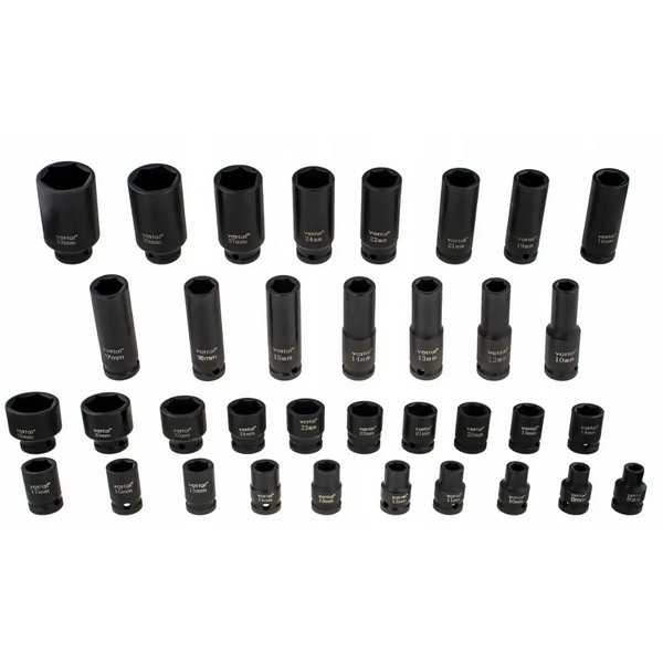 Набор головок 1/2" ударные E.C. LEX LXISS36E (38мм 8-32мм/78мм 10-32мм/35шт.) LXISS36E фото