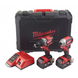 Набір акумуляторний MILWAUKEE M18 CBLPP2A-402C (M18 CBLID/M18 CBLPD/2акум.18В 4Аг/зарядний/кейс) 4933464536 фото 5