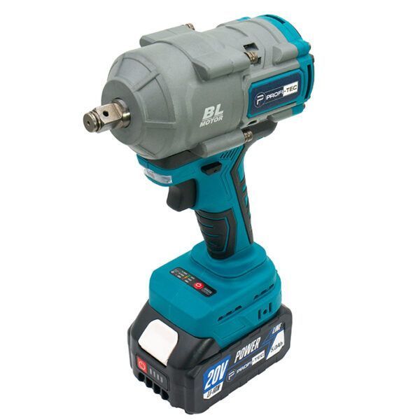 Гайкокрут акумуляторний PROFI-TEC PTW1003BL (2акум.20В 5Аг/зарядний/кейс) 006104 фото
