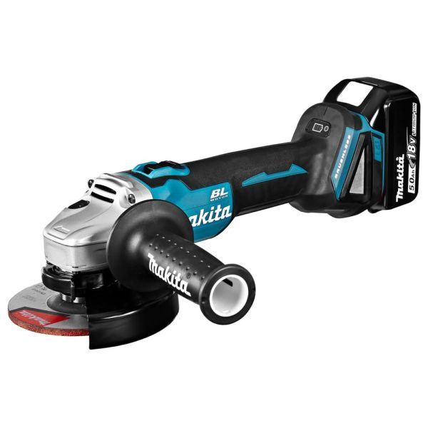Шліфмашина кутова акумуляторна MAKITA DGA504BTJ (2акум.18В 5Аг/зарядний/кейс) DGA504BTJ фото