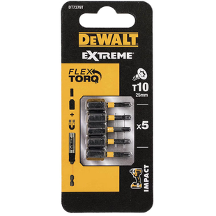 Бита T10*25 мм DEWALT (5 шт.) DT7379T DT7379T фото