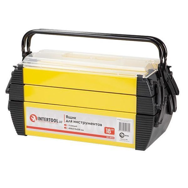 Ящик металевий INTERTOOL HT-5018 (5 секцій) HT-5018 фото